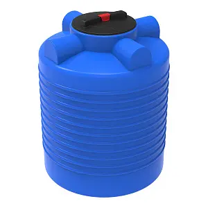 Пластиковая емкость ЭкоПром ЭВЛ 300 усиленная под плотность до 1,5 г/см3 (Синий) 0